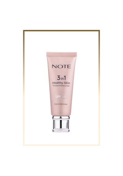 Note Cosmetique 3 in 1 Healthy Skin Tinted Moisturizer 50 SPF Ton Eşitleyici Aydınlatıcı Krem - 10 Medium
