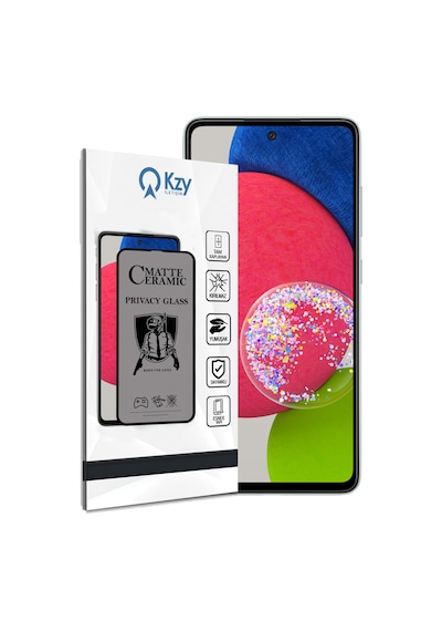 Samsung Galaxy A52s ile Uyumlu Tam Kaplayan Mat Seramik Hayalet Nano Esnek Ekran Koruyucu