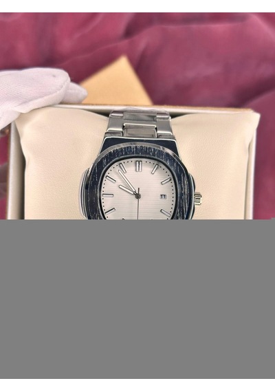 Patek Philippe Beyaz Kadran Erkek Kol Saati Gümüş