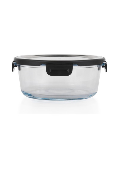 Retro Kilitli Saklama Kabı Yuvarlak 900 Ml-ınox Inox