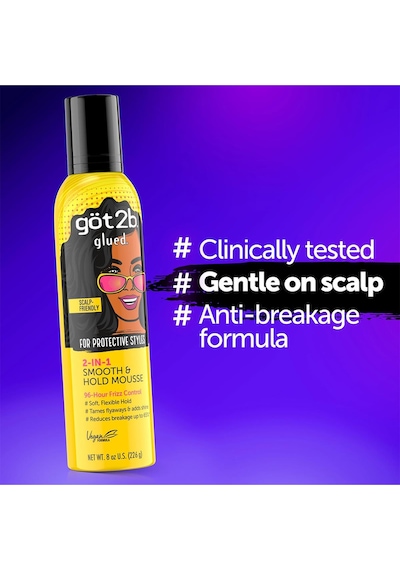 Got2b Glued 2-in-1 Düzleştirici Ve Sabitleyici Saç Köpüğü 226gr