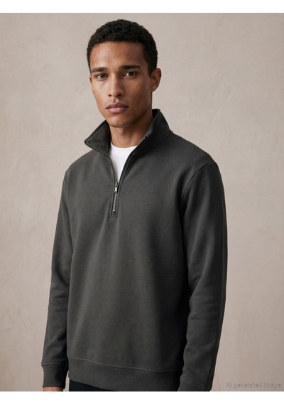 Lcw Vision Antrasit Polo Yaka Erkek Sweatshirt