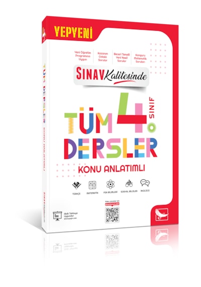 Sınav Yayınları 4. Sınıf Tüm Dersler Konu Anlatımlı Kitap