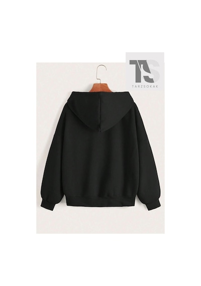 Tarzsokak Papatya Hırka Unisex Siyah