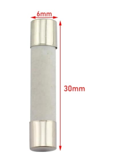 Seramik Sigorta 2.0a 250v 6x30mm Gecikmeli X 1 Adet Rf073
