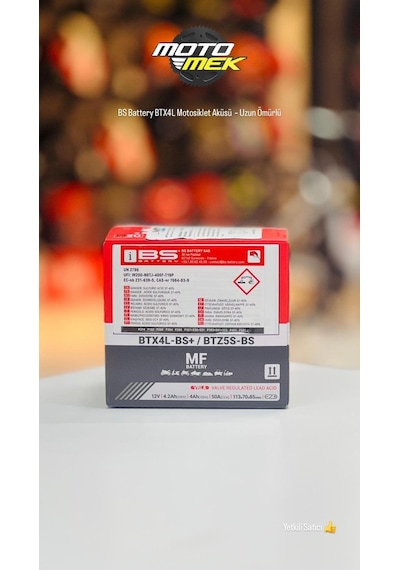 Honda Monkey 125 Today Bs Battery Btx4l-bs+/btz5s-bs Motosiklet Aküsü Ytx4l
