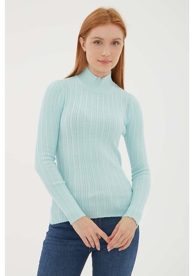 Fashion Friends Kadın Kazak Mint Yeşili 23k0389k1 24ke21000007 E2184 Mint