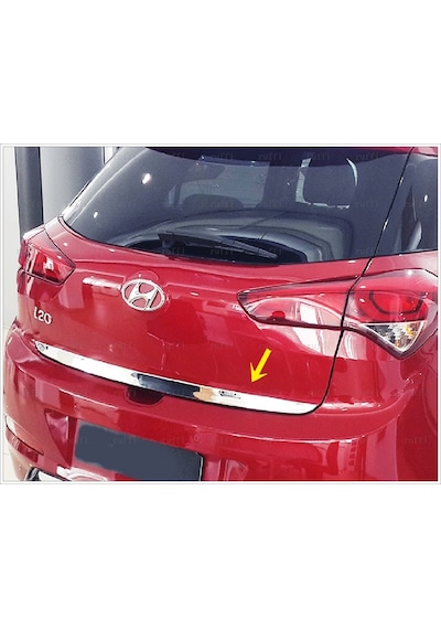 Hyundai İ20 Krom Bagaj Alt Çıta 2014-2019 Arası P.Çelik