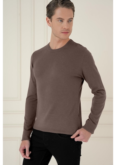 Efor Tr 875 Slim Fit Vizon Klasik Triko Vizon