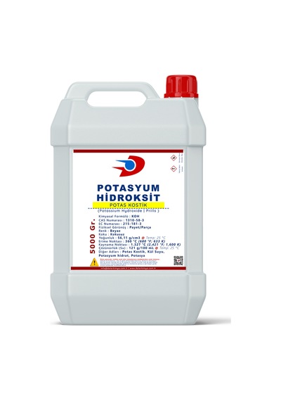 Potasyum Hidroksit (Potas Kostik) | 5 Kg
