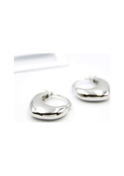 Oval Halka Küpe - Gümüş Diğer 11184455