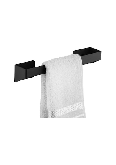 Mavitrend Siyah Havlu Tutacağı Metal Havlu Askısı Mutfak Banyo Havluluk Metal Havluluk Siyah