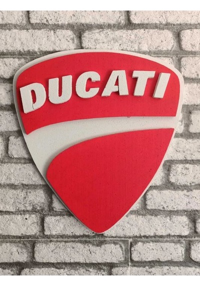 Ducatı Logo 50x50 Ducatı Logosu Ducatı Marka Logosu 3d Ducatı Logo Strafor Logo 50 x 50