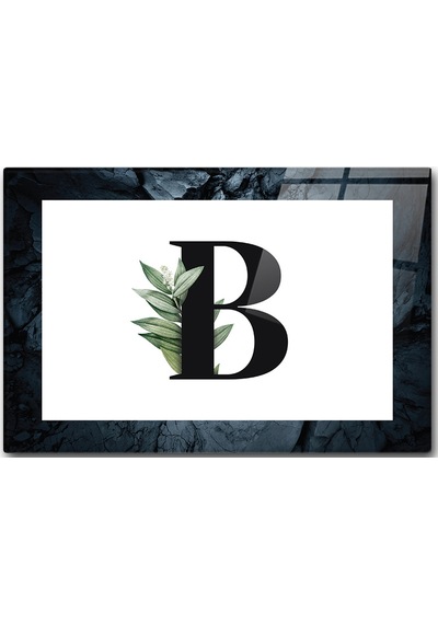 Decorita Cam Kesme Tahtası - Cam Kesme Tablası Harfli Tasarım B 20 CM x 30 CM