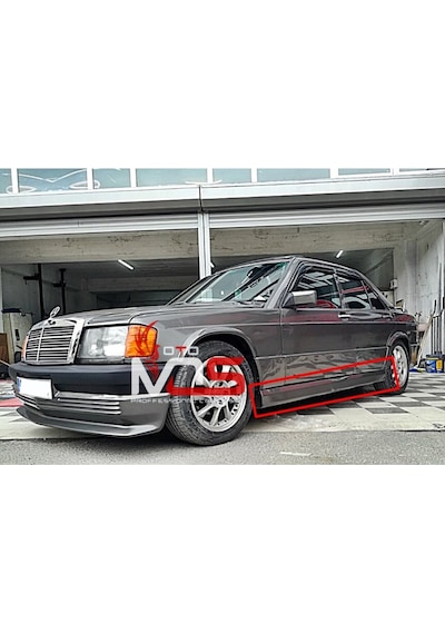 Mercedes 190e Uyumlu Marşpiyel Sağ Sol Takım Fiberglass Boyasız
