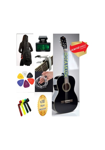 Barcelona Lc 3900 Bk 4/4 Tam Boy Klasik Gitar
