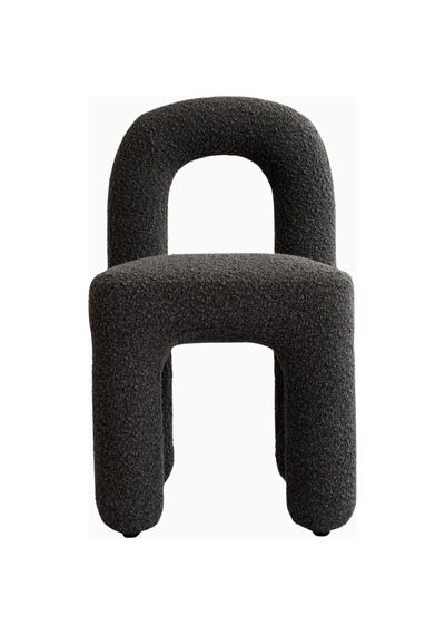 101 Copenhagen Daiku Dining Chair Koyu Gri, Dekoratif Modern Tasarım Yemek Sandalyesi