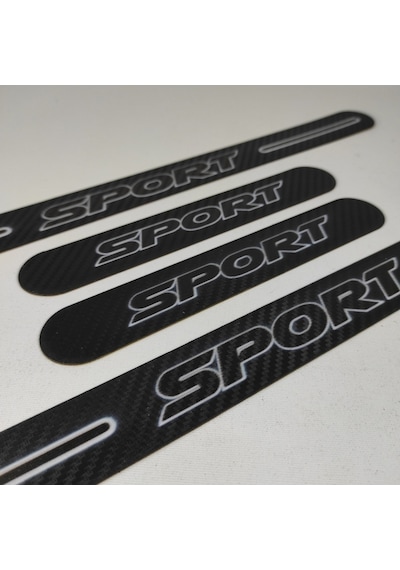 Fiat / Tofaş Uyumlu Uno Sport Carbon Kapı Eşiği + F1 Kulakçık (551157891)