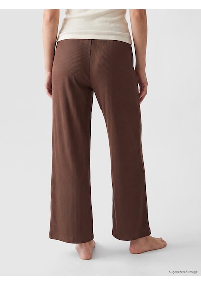 Lcw Dream Kahverengi Beli Lastikli Kadın Pijama Altı