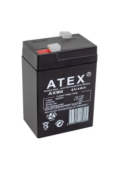 Sh Atex 6 Volt 4 Ah Işıldak Aküsü 70 48 101 Mm Najmaddin 55981274
