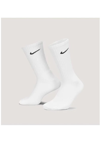 Nike Unisex Cushioned Sx5172-100 Crew X6 Uzun Çorap 42/46 - Beyaz - Standart