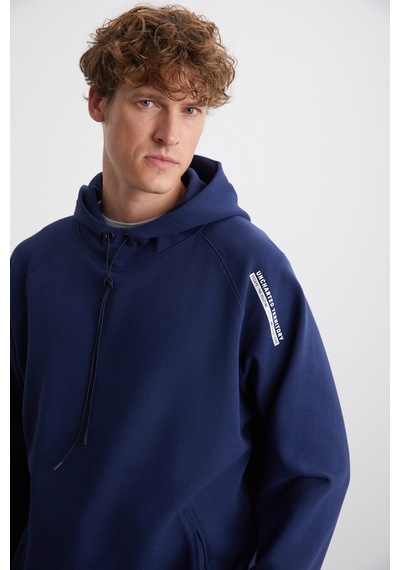 Grimelange Malagos Erkek Içi Polarlı Yumuşacık 3 Iplik Içi Şardonlu Regular Kapüşonlu Lacivert Sweatshirt Grimelange Malagos Erkek Içi Polarlı Yumuşacık 3 Iplik Içi Şardonlu Regular Kapüşonlu Lacivert Sweatshirt