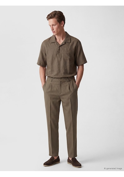 Lcw Vision Kahverengi Regular Fit Erkek Pileli Pantolon