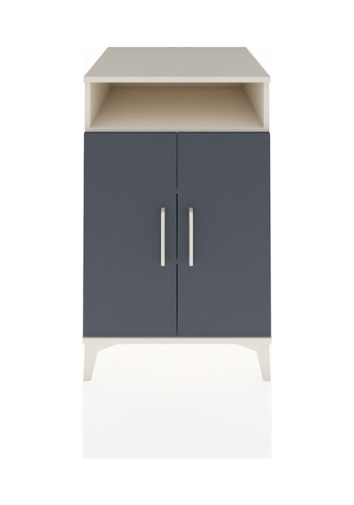 Kronos Komodin 3 Raflı 2 Kapaklı 60x59x96 Aytaşı-antrasit Aytaşı