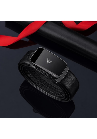 Williampolo Prestige Seri Lüks Hakiki Deri Erkek Kemer Siyah
