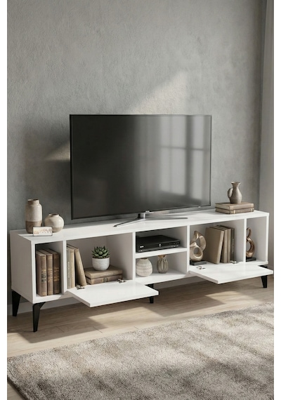 Suntalam Tv Sehpası Suntalam Beyaz 160x35 Cm