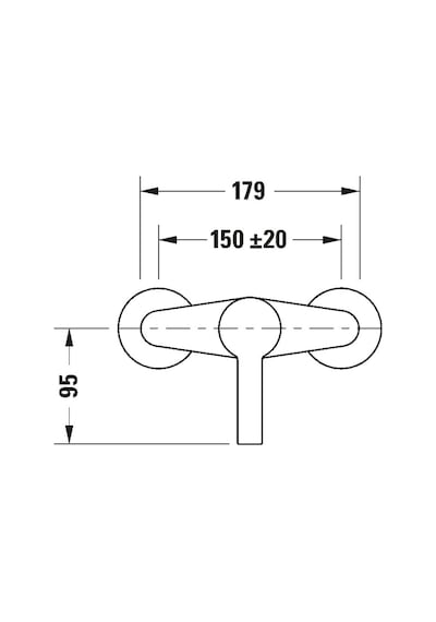 Duravit - B.2 Banyo Duş Bataryası - B24230000010- Krom