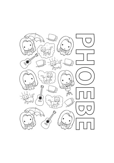 The Official Friends Coloring Book: The One With 100 Images To Color