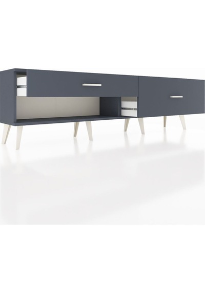Arges Tv Ünitesi 2 Çekmeceli 176x30x51 Antrasit-antrasit/antrasit Antrasıt/antrasıt Arges Tv Ünitesi 2 Çekmeceli 176x30x51 Antrasit-antrasit/antrasit Antrasıt/antrasıt