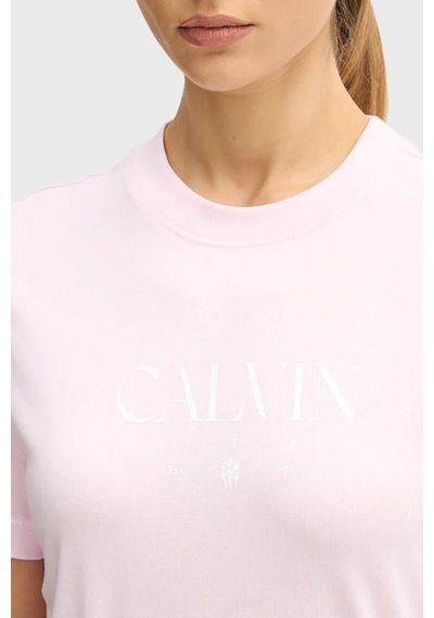 Calvin Klein Bayan T Shirt Lv047e813g Tn9 Pembe Pembe