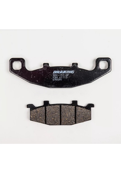 Braking 698sm1 1997-2007 Kawasaki Er-5 Uyumlu Ön Fren Balatası Yarı Metalik Balata
