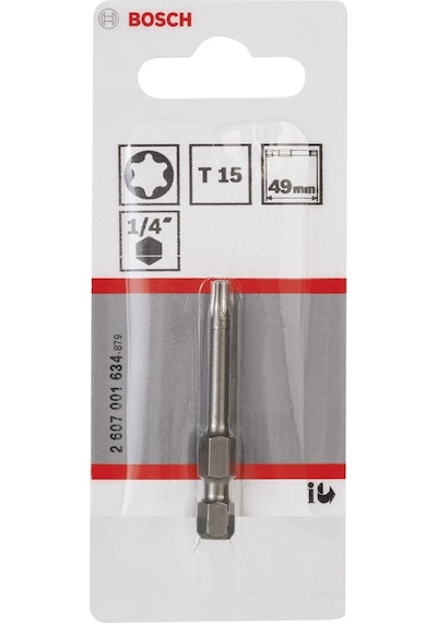 Bosch Extra Hard Vidalama Ucu T15x49 mm 1'li - 2607001634