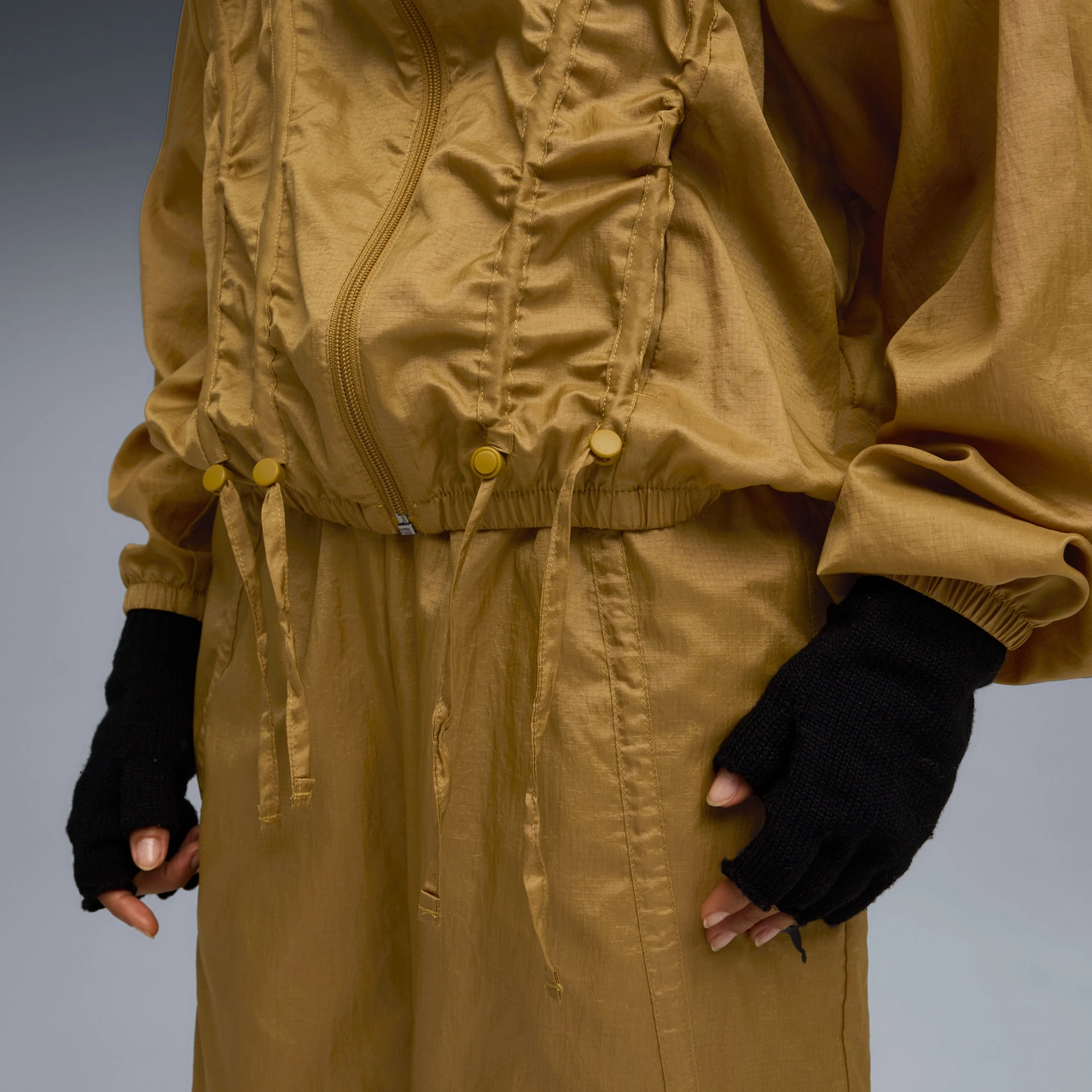 Puma Dare To Oversized Woven Kadın Sarı Ceket 632148 Sarı