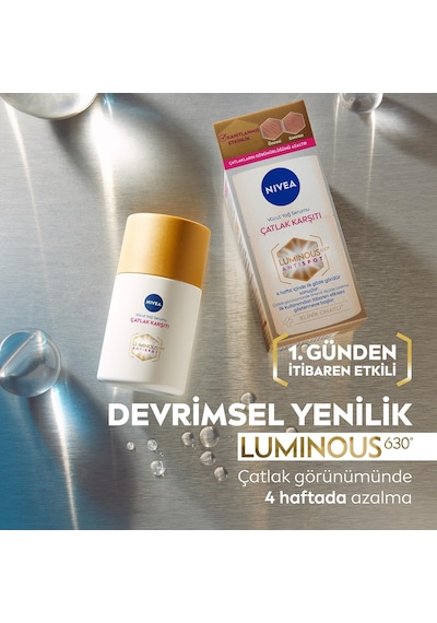 Nıvea Luminous630 Çatlak Karşıtı Vücut Yağ Serumu 100ml, Cilt Tonu Eşitleyici, 48 Saat Nemlendirici, Pürüzsüz