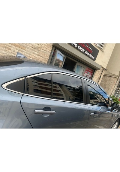 Toyota Corolla Uyumlu Krom Cam Çıtası 8 Prç. 2019 Ve Üzeri