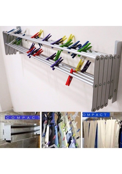 Compact Çamaşır Kurutma Askısı 100 Cm 9 Askılı Diğer