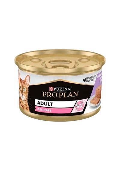 Pro Plan Delicate Hindili Ezme Kedi Konservesi 85 Gr
