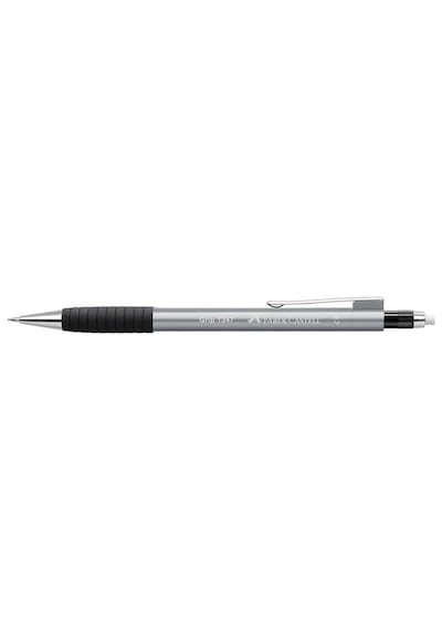 Faber-Castell Grip 1347 0.7 mm Versatil Kalem,Gümüş,Ergonomik Tutuş, Yaylı Uç