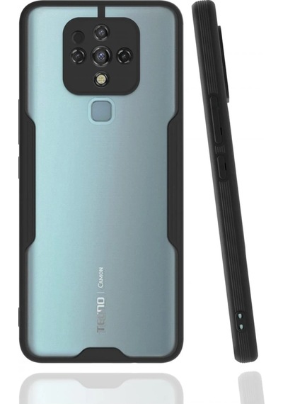 Cosmotex Newface Tecno Camon 16 Kılıf Platin Silikon - Siyah