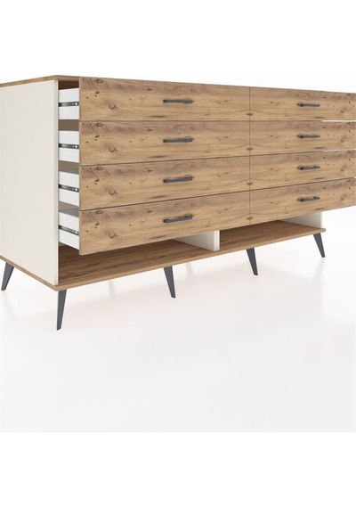 Kronos Konsol 8 Çekmeceli 176x59x99 Aytaşı-çam Aytaşı-çam