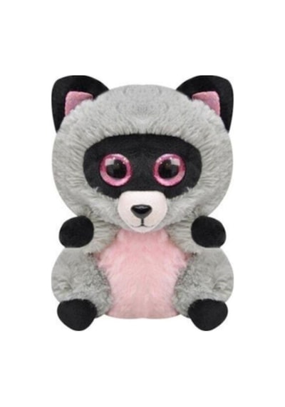 Sevimli Peluş Rakun 17 Cm Çok Renkli