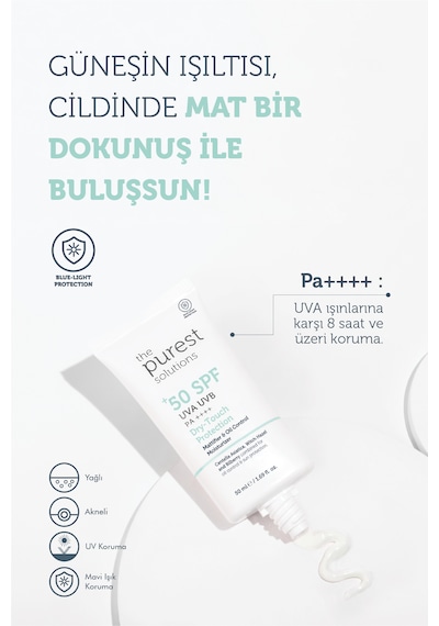 The Purest Solutions Sebum Dengeleyici Ve Uv Koruma Etkili Bakım