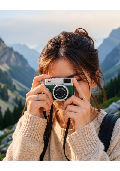 Mini Dijital Kamera 1080p Hd Ips Ekran 4k Lens