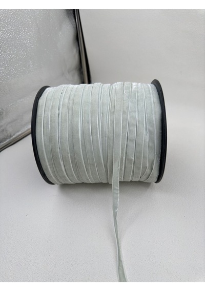 Paşateks- 1 Cm Düz Kadife-5 Metre -a.beyaz