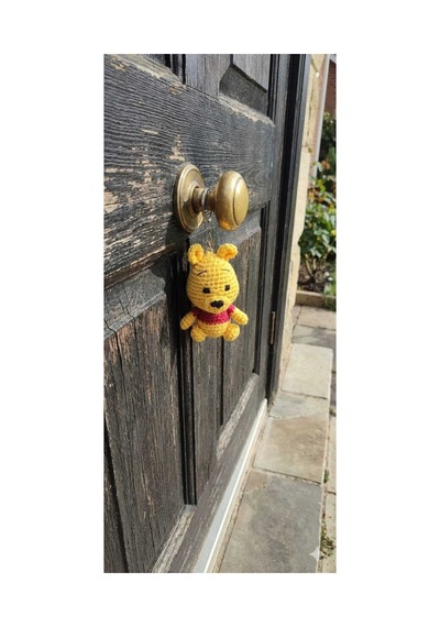 Amigurumi Winnie The Pooh Anahtarlık