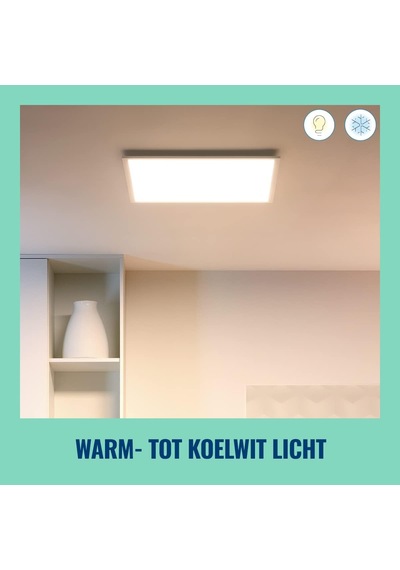 Wiz Beyaz Akıllı Sıva Üstü Rgb Kare Panel Tavan Armatürü 36 Watt Diğer